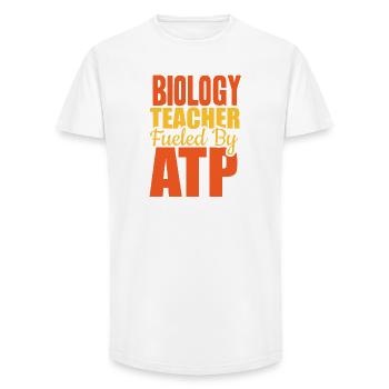 Biology Teacher Biologist Microbiology Biologist - Long Fit Men's T-Shirt - white - Front - AI Model Male 185 light (185cm)
