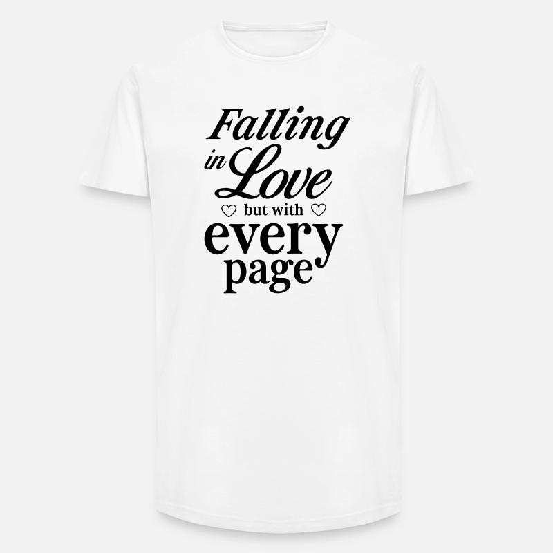 Verliebt euch, aber mit jeder Seite - Long Fit Männer T-Shirt - Weiß
