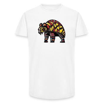 Armadillo Halloween Comic Funny - Long Fit Men's T-Shirt - white - Front - AI Model Male 185 light (185cm)