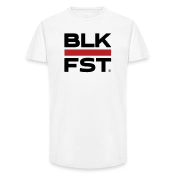 Mein Black Forest - Schwarzwald - Long Fit Männer T-Shirt - Weiß - Vorne - AI Model Male 185 light (185cm)