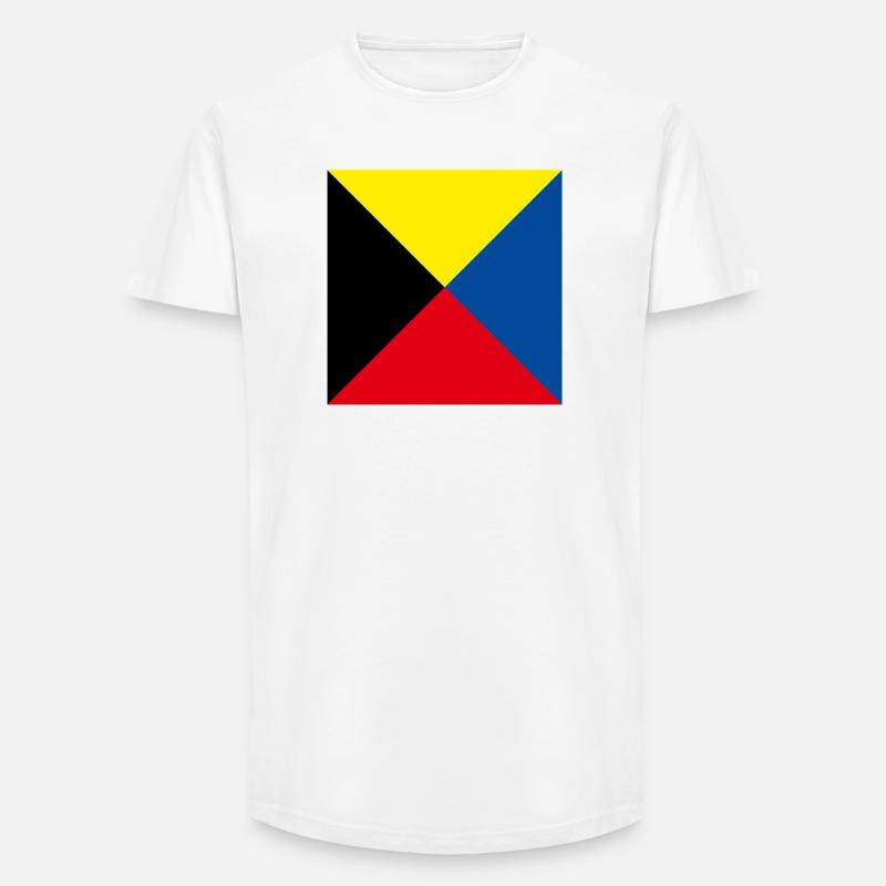 I_Require_A_Tug_Flag - Long Fit Männer T-Shirt - Weiß