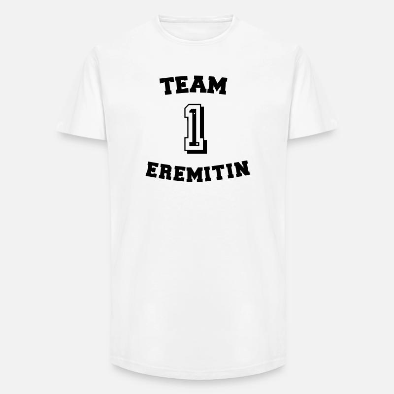 Team Eremitin - Long Fit Männer T-Shirt - Weiß