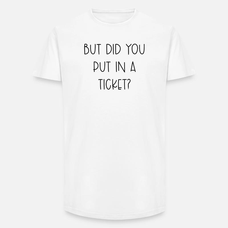 Lustiges IT-Support-Tech-Helpdesk-Ticket-Geschenk - Long Fit Männer T-Shirt - Weiß