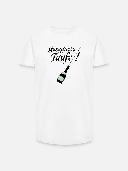 Taufe - Long Fit Männer T-Shirt - Weiß