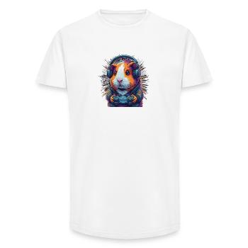 Rainbow Gamer Versuchskaninchen - Long Fit Männer T-Shirt - Weiß - Vorne - AI Model Male 185 light (185cm)