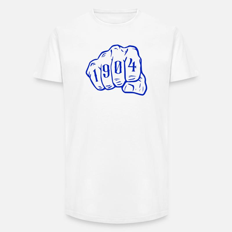 Ruhrpott Echte Gelsenkirchener seit 1904  - Long Fit Männer T-Shirt - Weiß