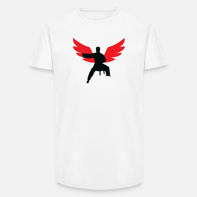 Aikido – Kampfsport – Aikido - Long Fit Männer T-Shirt - Weiß