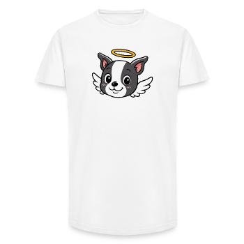 Boston - Angel - Long Fit Men's T-Shirt - white - Front - AI Model Male 185 light (185cm)