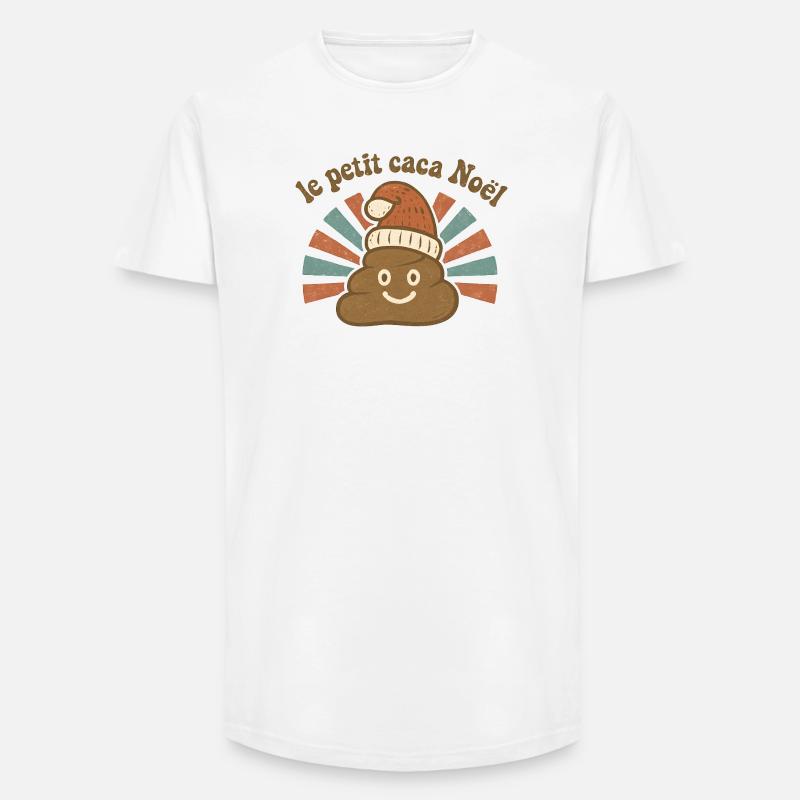 Der Weihnachtskakao - Long Fit Männer T-Shirt - Weiß