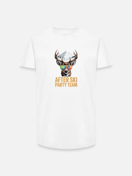 Après Ski After Ski Party Team - Long Fit Men's T-Shirt - white