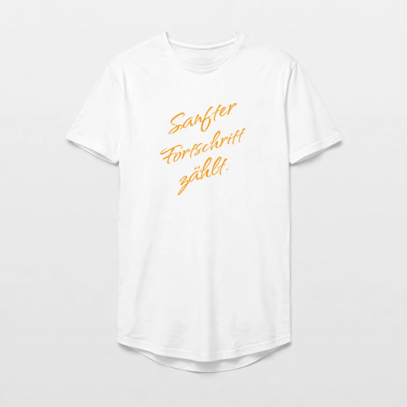 Le progrès doux compte – Mentalité de croissance T-shirt coupe longue homme