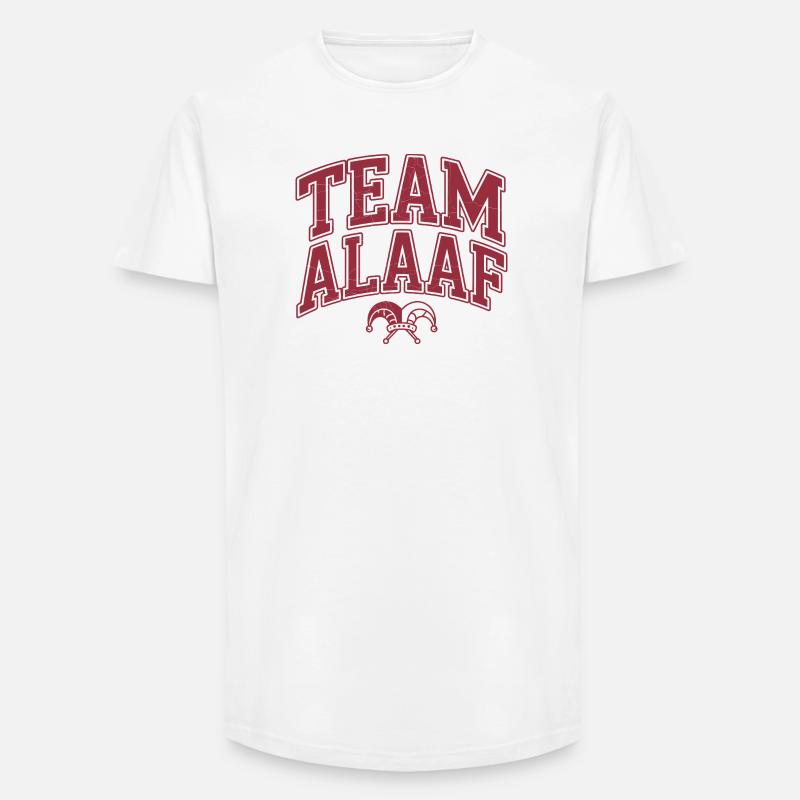 Team Alaaf - Köln Karneval - Long Fit Männer T-Shirt - Weiß
