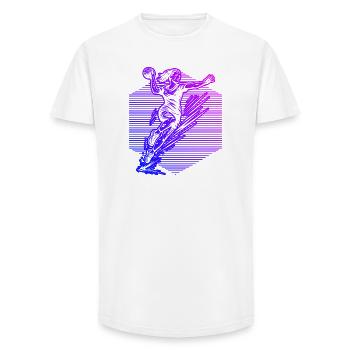 Handball Love to Wear for Women - Long Fit Men's T-Shirt - white - Front - AI Model Male 185 light (185cm)