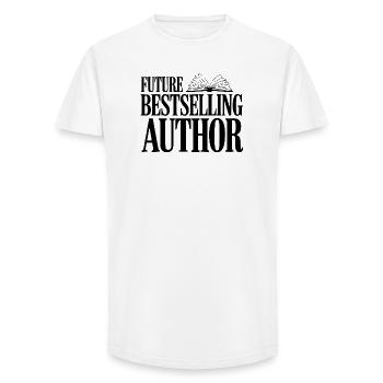 Future Bestselling Author - Long Fit Men's T-Shirt - white - Front - AI Model Male 185 light (185cm)