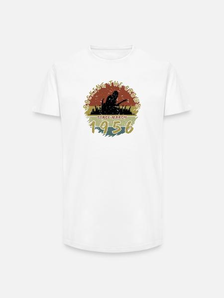 70-års fødselsdag Ryster publikum GIT 03/1956 - Long fit herre T-shirt - hvid