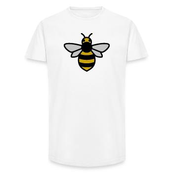 Biene Insekt Cartoon - Long Fit Männer T-Shirt - Weiß - Vorne - AI Model Male 185 light (185cm)