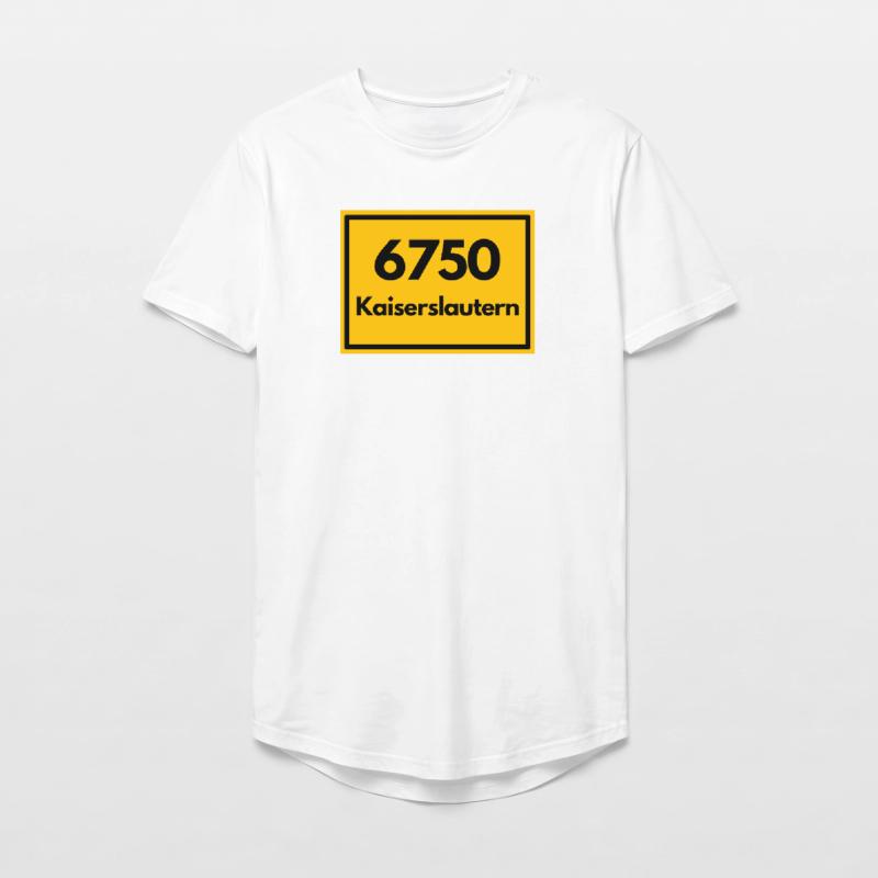 OLD POSTCODE POSTCODE 6750 KAISERSLAUTERN LAUTRE Long Fit Men's T-Shirt