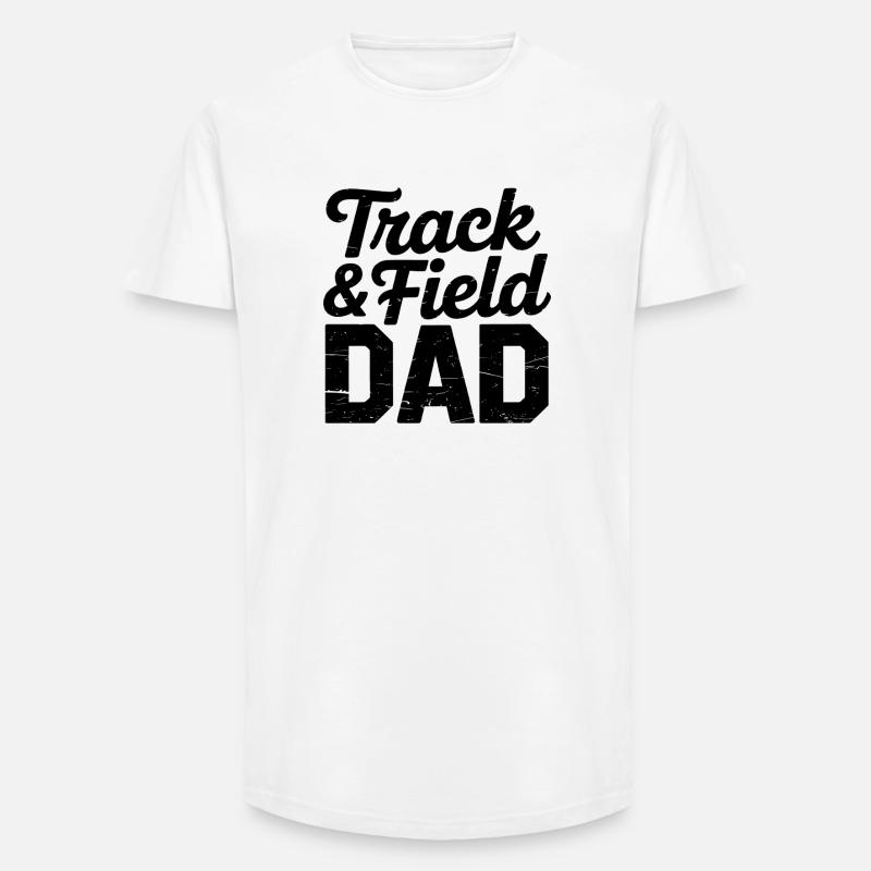 Leichtathletik Sprüche Leichtathletik Geschenk - Long Fit Männer T-Shirt - Weiß