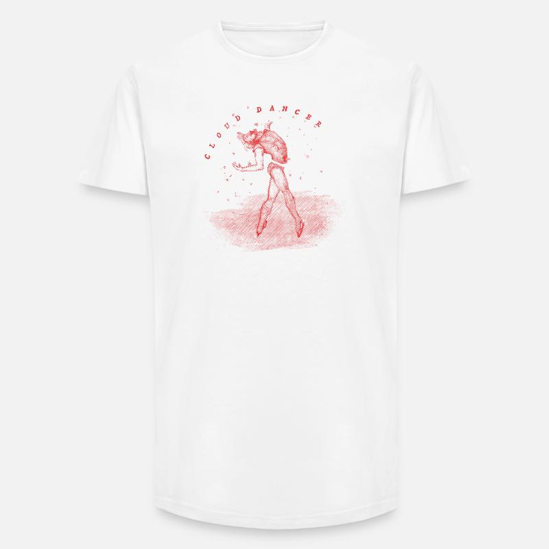 CloudDancer - Long Fit Männer T-Shirt - Weiß