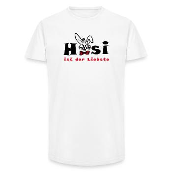 Bunny is the dearest Easter - Long Fit Men's T-Shirt - white - Front - AI Model Male 185 light (185cm)