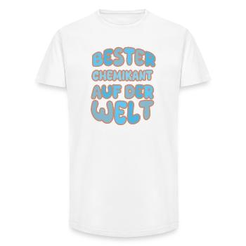 Gift for Chemical Technician - Long Fit Men's T-Shirt - white - Front - AI Model Male 185 light (185cm)