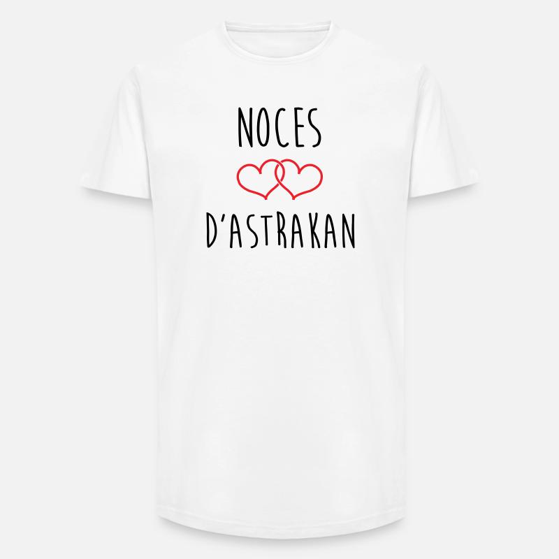Bryllupsdag - Astrakhan-bryllup (64 år) - Long fit herre T-shirt - hvid