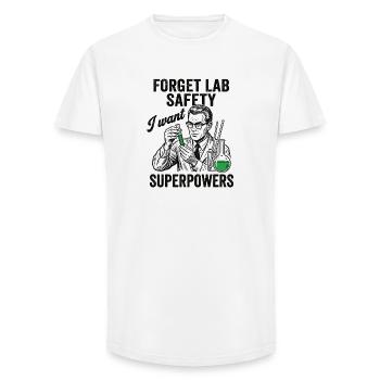 Chemie Humor Shirt für Wissenschaft Nerds - Long Fit Männer T-Shirt - Weiß - Vorne - AI Model Male 185 light (185cm)