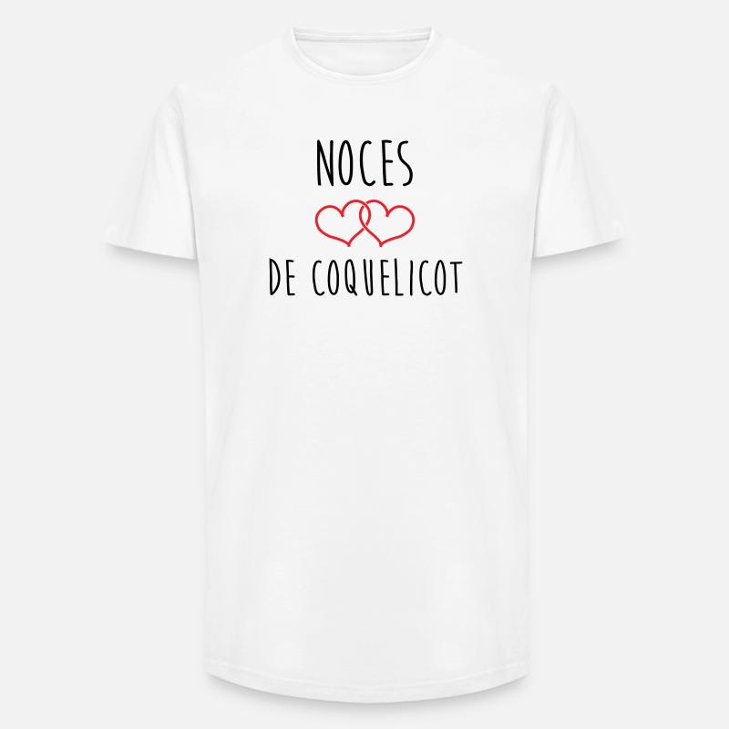 Mohnhochzeit 8 Jahre Ehe - Long Fit Männer T-Shirt - Weiß