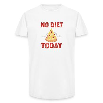 Food Nutrition Food - Long Fit Men's T-Shirt - white - Front - AI Model Male 185 light (185cm)