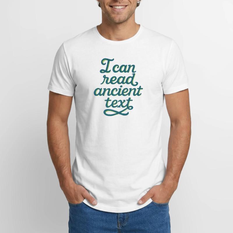 Ancient Script Tee Long Fit Men's T-Shirt