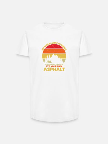 Camping Scouts Bergwanderung Waldcamper - Long Fit Männer T-Shirt - Weiß