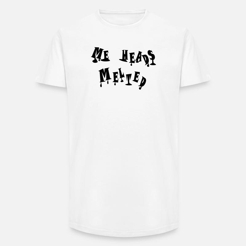 Meine Köpfe sind dahingeschmolzen - Long Fit Männer T-Shirt - Weiß