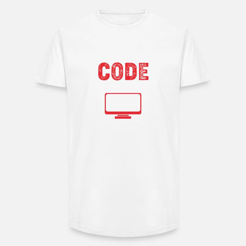 Medical Coder - Long Fit Men's T-Shirt - white