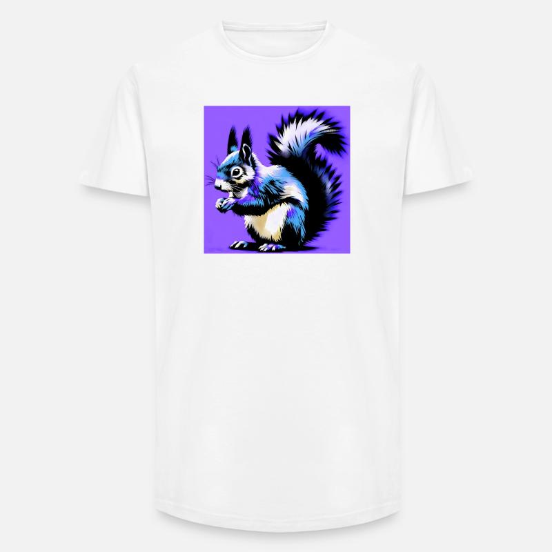 Eichhörnchen - Long Fit Männer T-Shirt - Weiß