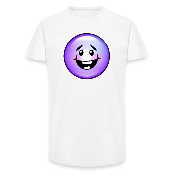 Cute Purple Bubble - Long Fit Men's T-Shirt - white - Front - AI Model Male 185 light (185cm)