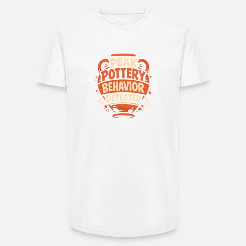 Maximum Pottery Mode | Ceramic - Long Fit Men's T-Shirt - white