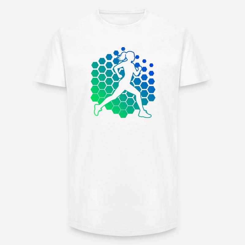 Geschenkidee für eine Running mit Running - Long Fit Männer T-Shirt - Weiß