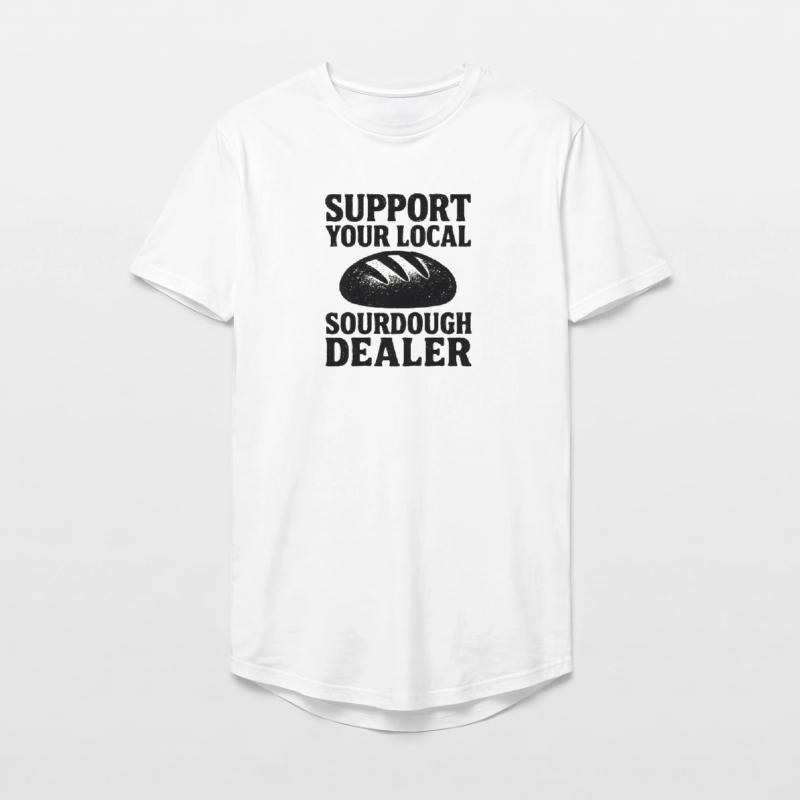 Baking Baker Baker Sourdough Bread Gift Idea Long Fit Men's T-Shirt