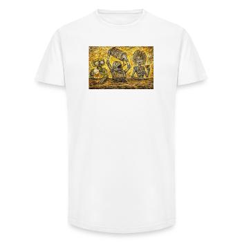 Bar of lost screws - Long Fit Men's T-Shirt - white - Front - AI Model Male 185 light (185cm)