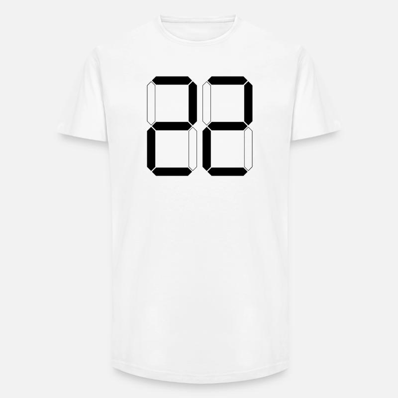 NUMMER 22 Zweiundzwanzig Geschenk Digital - Long Fit Männer T-Shirt - Weiß