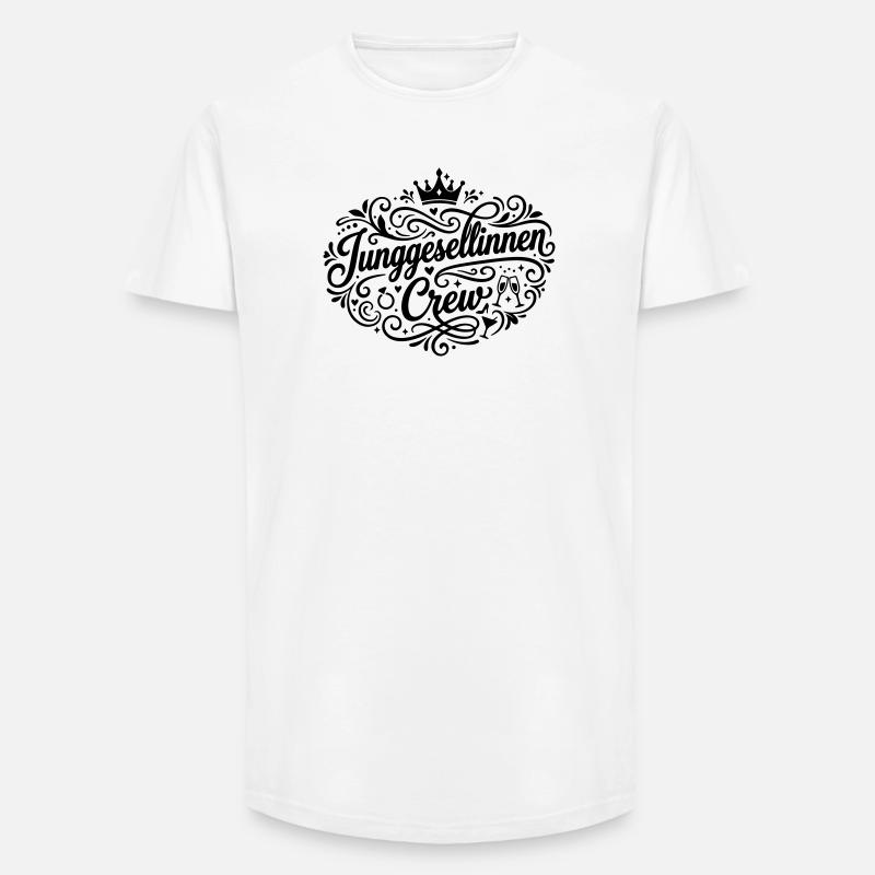 Junggesellinnen Crew Jga - Long Fit Männer T-Shirt - Weiß
