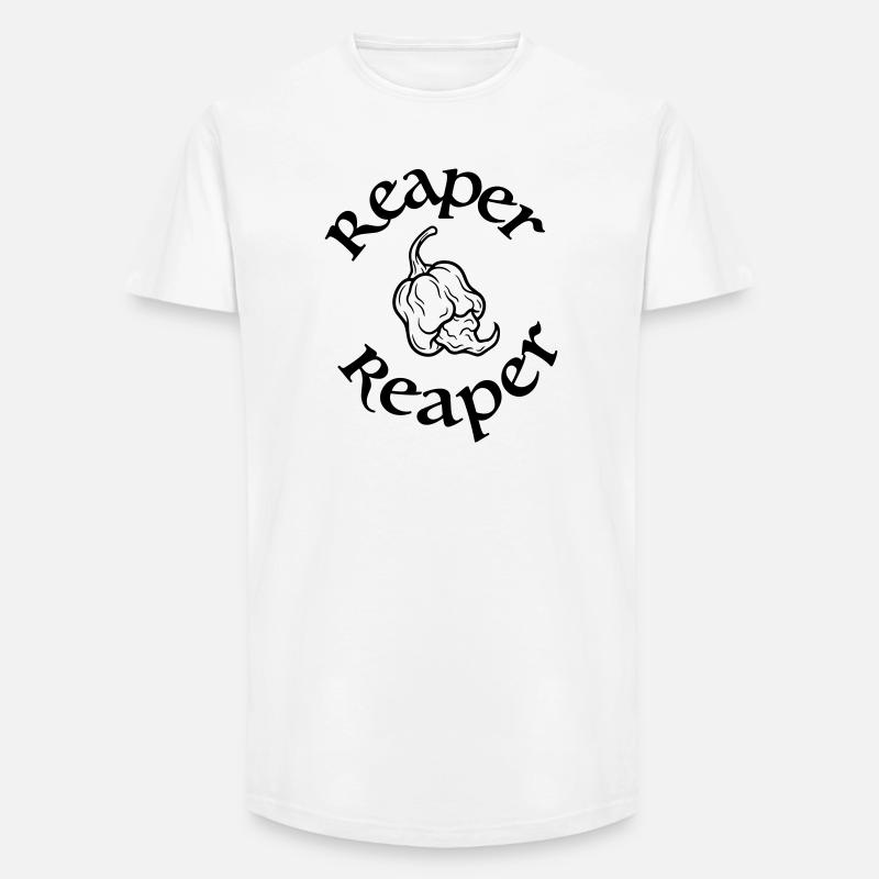 Carolina Reaper - Long Fit Männer T-Shirt - Weiß