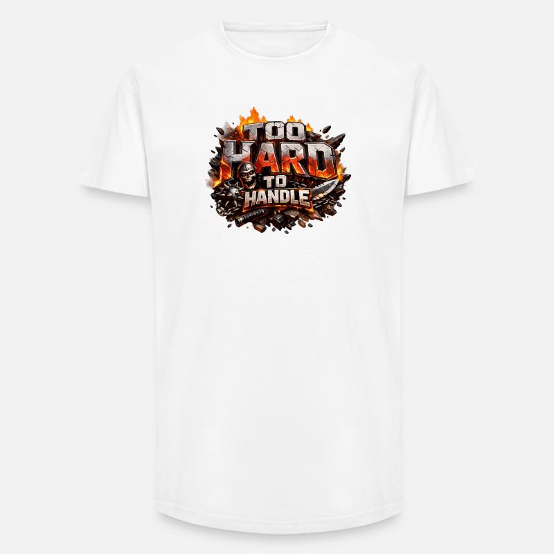 Trop difficile à gérer - T-shirt coupe longue homme - blanc