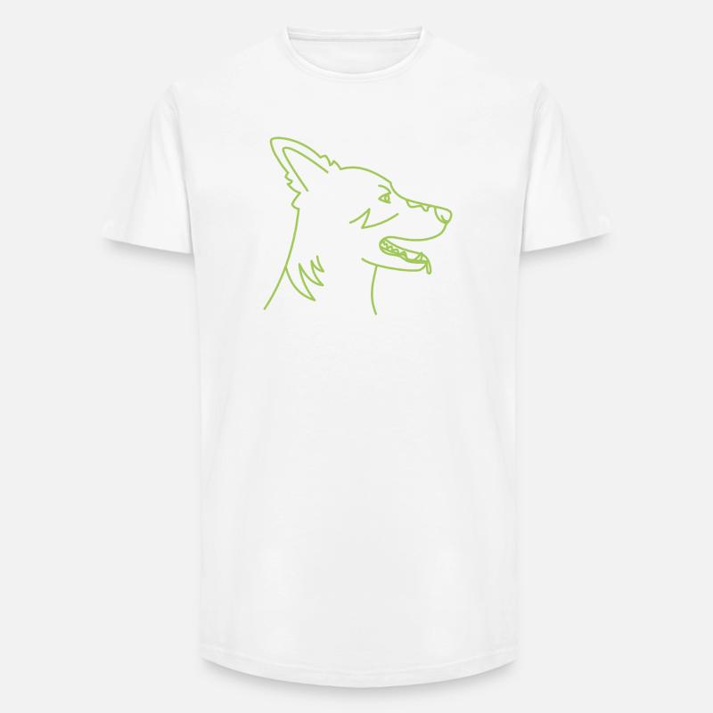 AmarokGeist - Long Fit Männer T-Shirt - Weiß