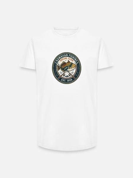 Humuhumunukunukuapua'a Triggerfish Hawaii - Long Fit Men's T-Shirt - white