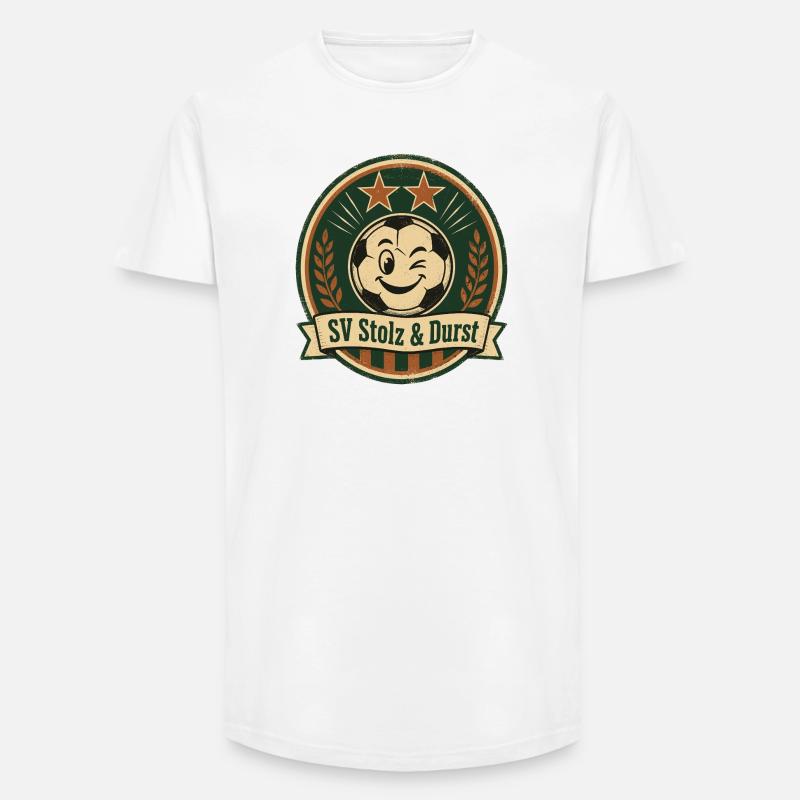 SV Stolz & Durst - Long Fit Männer T-Shirt - Weiß