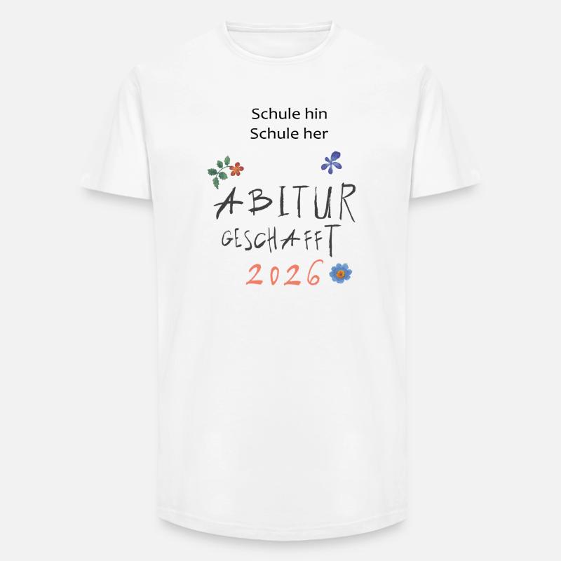 Abitur 2026  - Long Fit Männer T-Shirt - Weiß