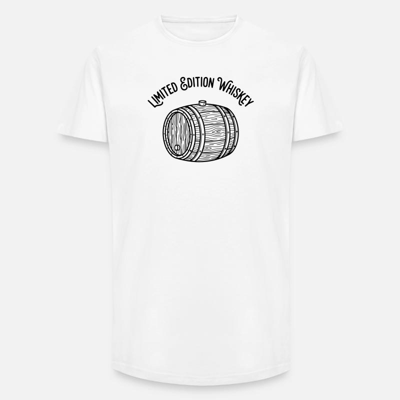 Whiskey - Long Fit Men's T-Shirt - white