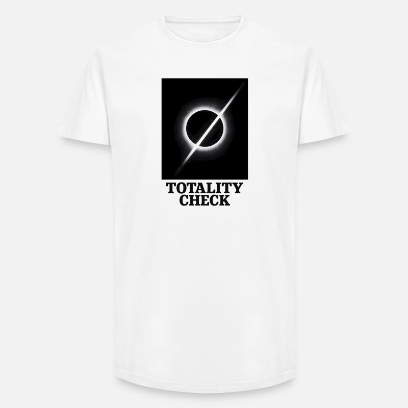 Totalité vérifiée | Eclipse - T-shirt coupe longue homme - blanc