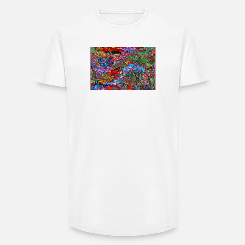 Dissonanz - Long Fit Männer T-Shirt - Weiß